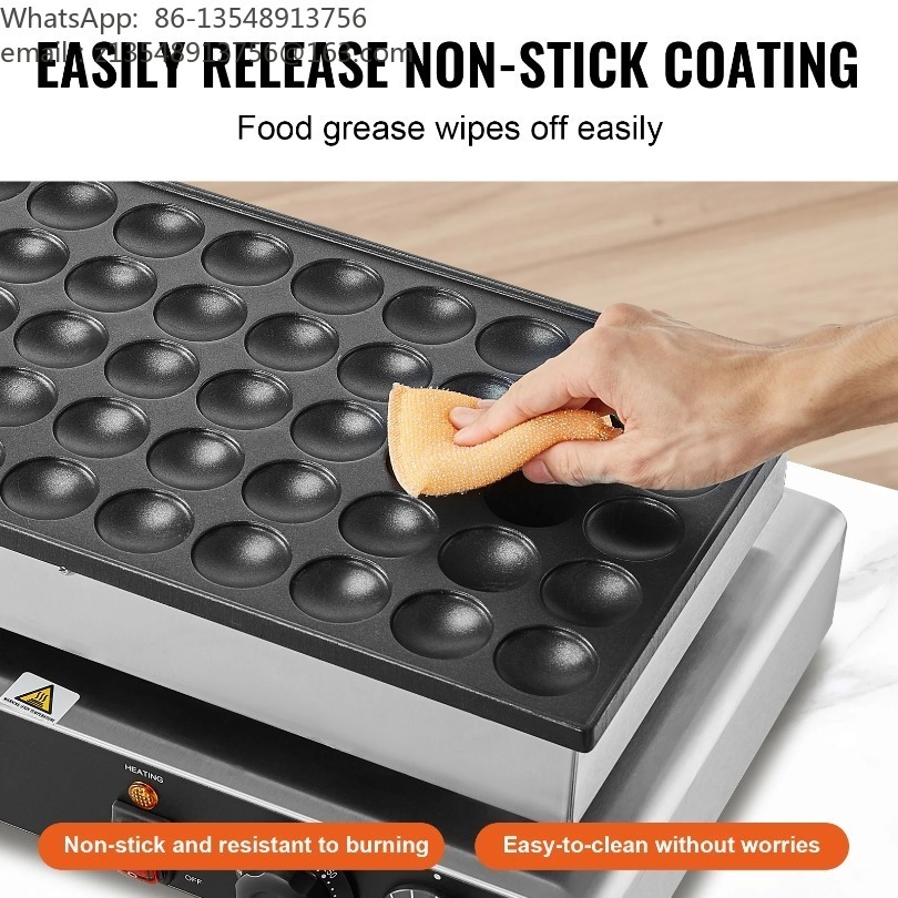50 Holes Non-stick Mini Dutch  - đánh giá và giá Mini Waffle Maker Machine