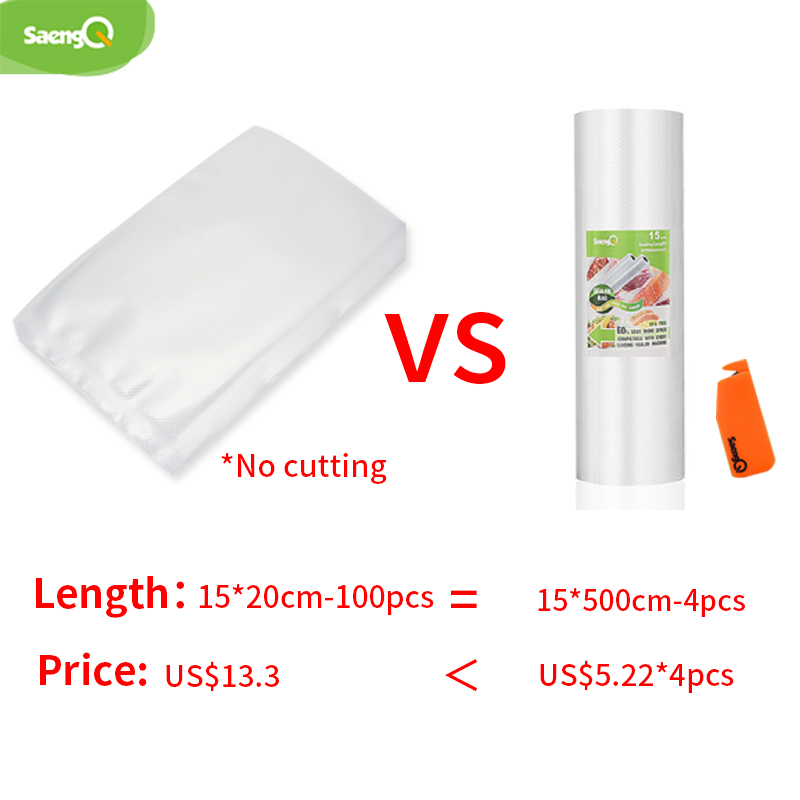 saengQ Kitchen Vacuum Bags for - đánh giá và giá Food Vacuum Sealer Machine
