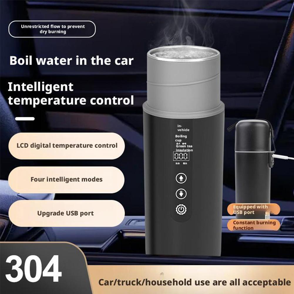 12V 24V Car Heating Cup Electr - đánh giá và giá Electric Kettle Temperature Control