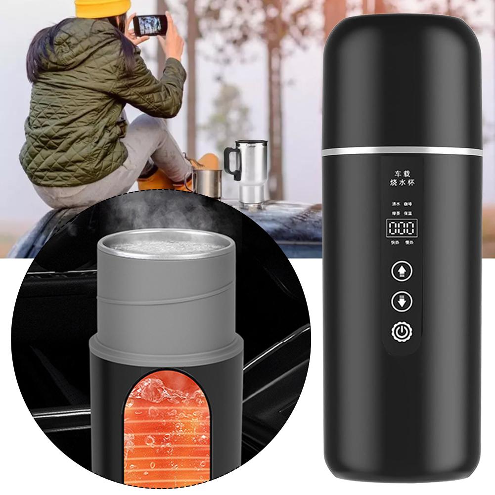 12V 24V Car Heating Cup Electr - đánh giá và giá Electric Kettle Temperature Control